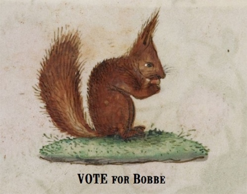 This week's blog post is on the RSPB web site, see it here. Image from British Library Additional Manuscript 18852, a red squirrel from c.1500 AD. Image in the public domain.